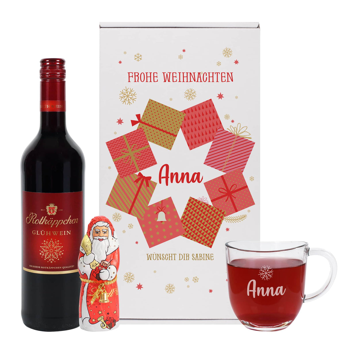 Persönliches Glühweinset zu Weihnachten