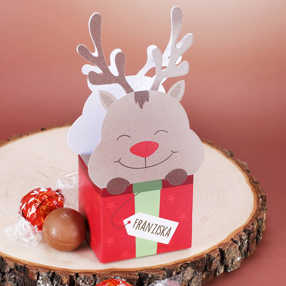 Geschenkset mit Glühwein, Tee und Schokolade zu Weihnachten