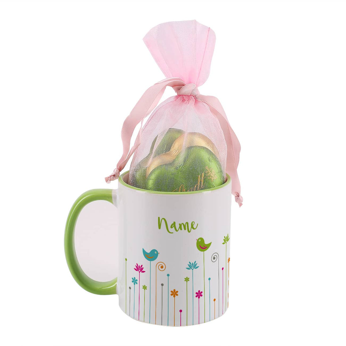 persönliche Tasse zu Ostern Lindt Schokolade
