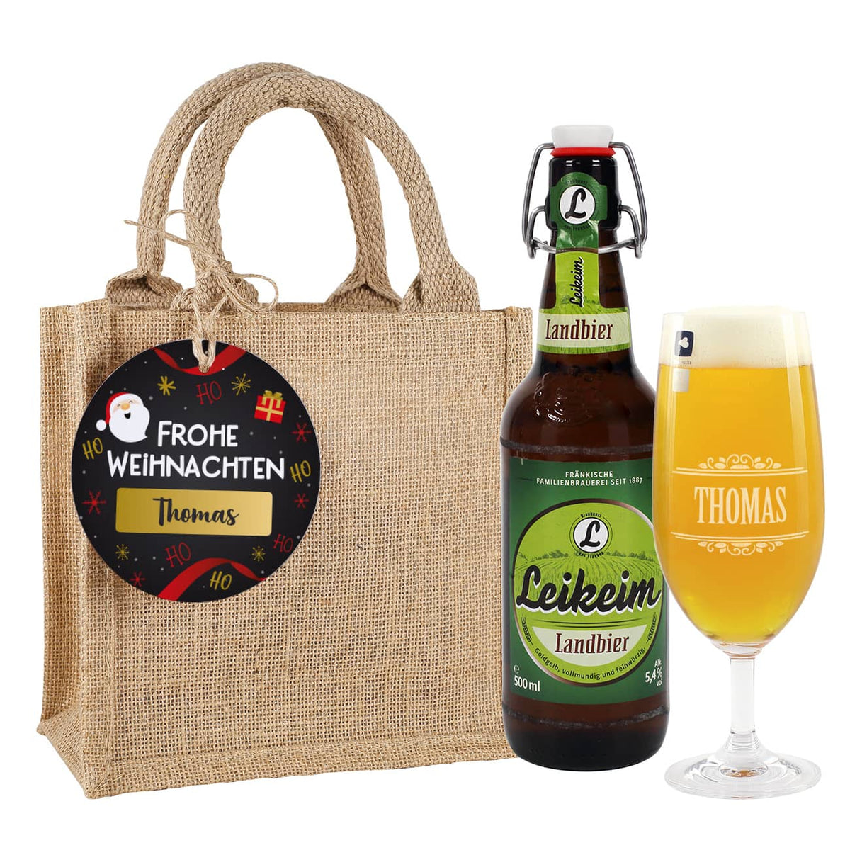 Individuelles Biergeschenk zu Weihnachten