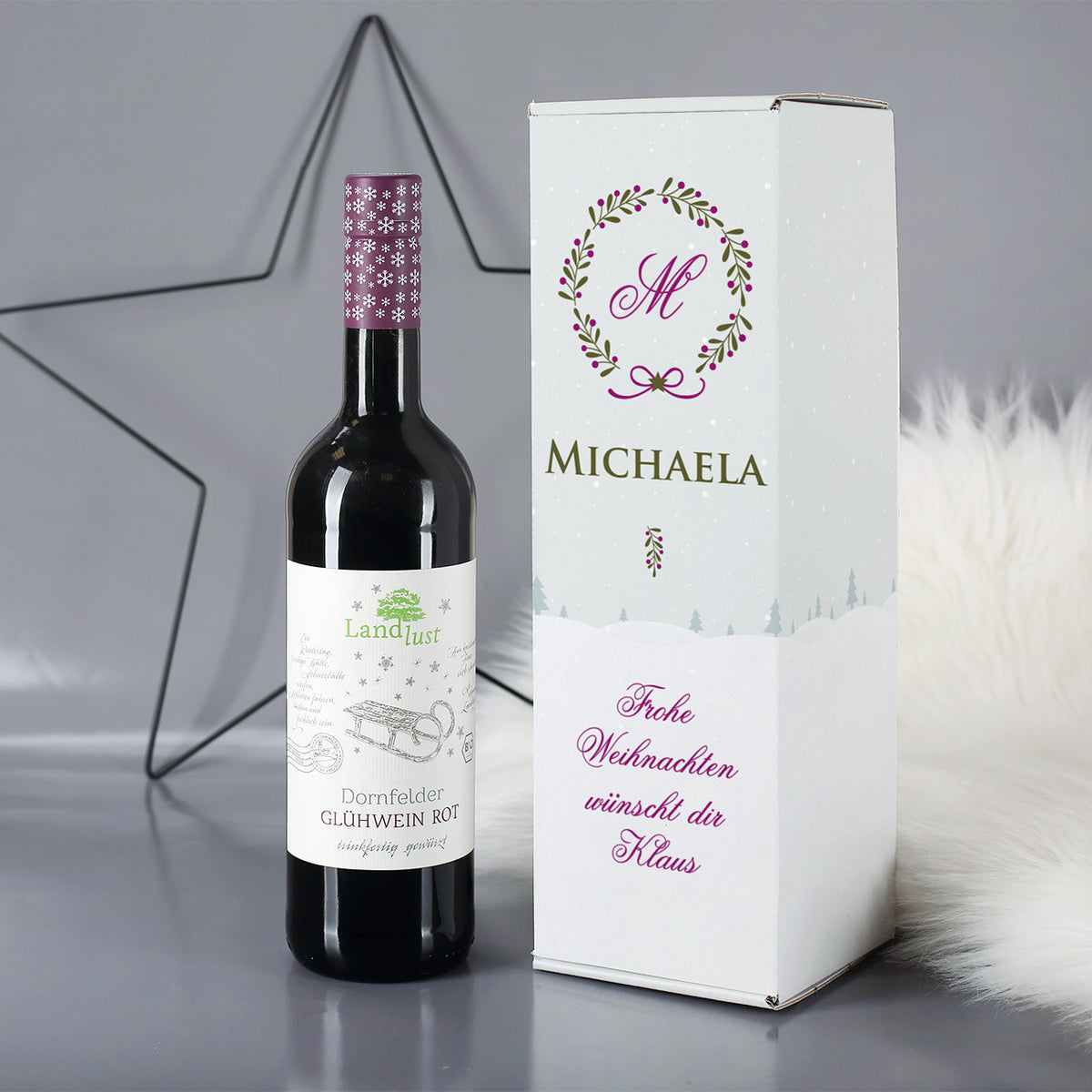 Landlust Bio Glühwein mit Verpackung