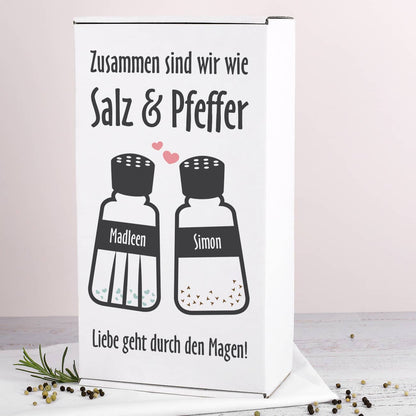 Geschenkbox mit Namen und Text personalisiert