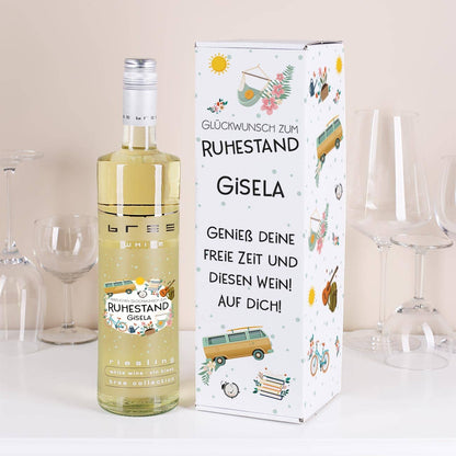 BREE Weißwein mit bedruckter Verpackung zum Ruhestand