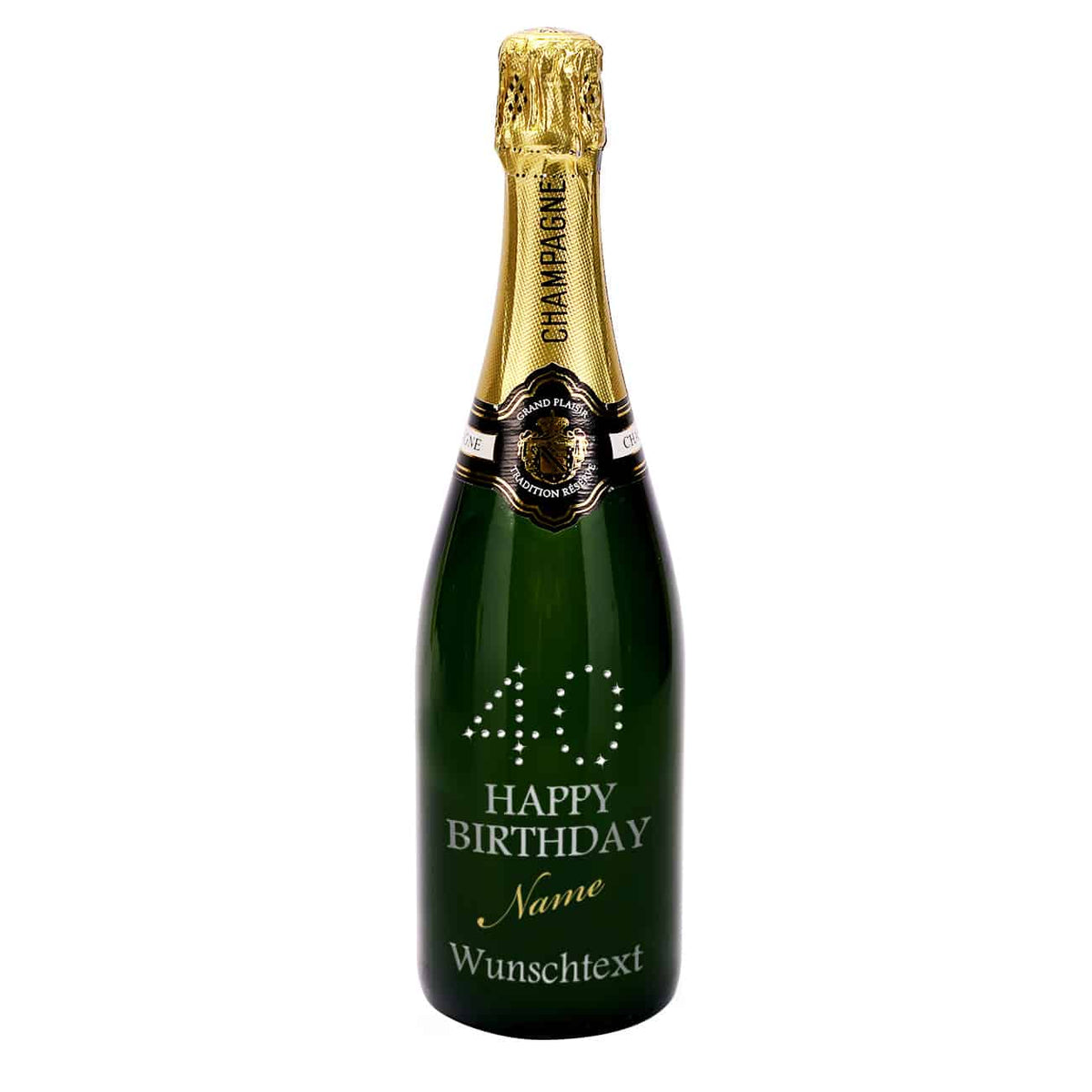 Champagner zum 40. Geburtstag mit Gravur