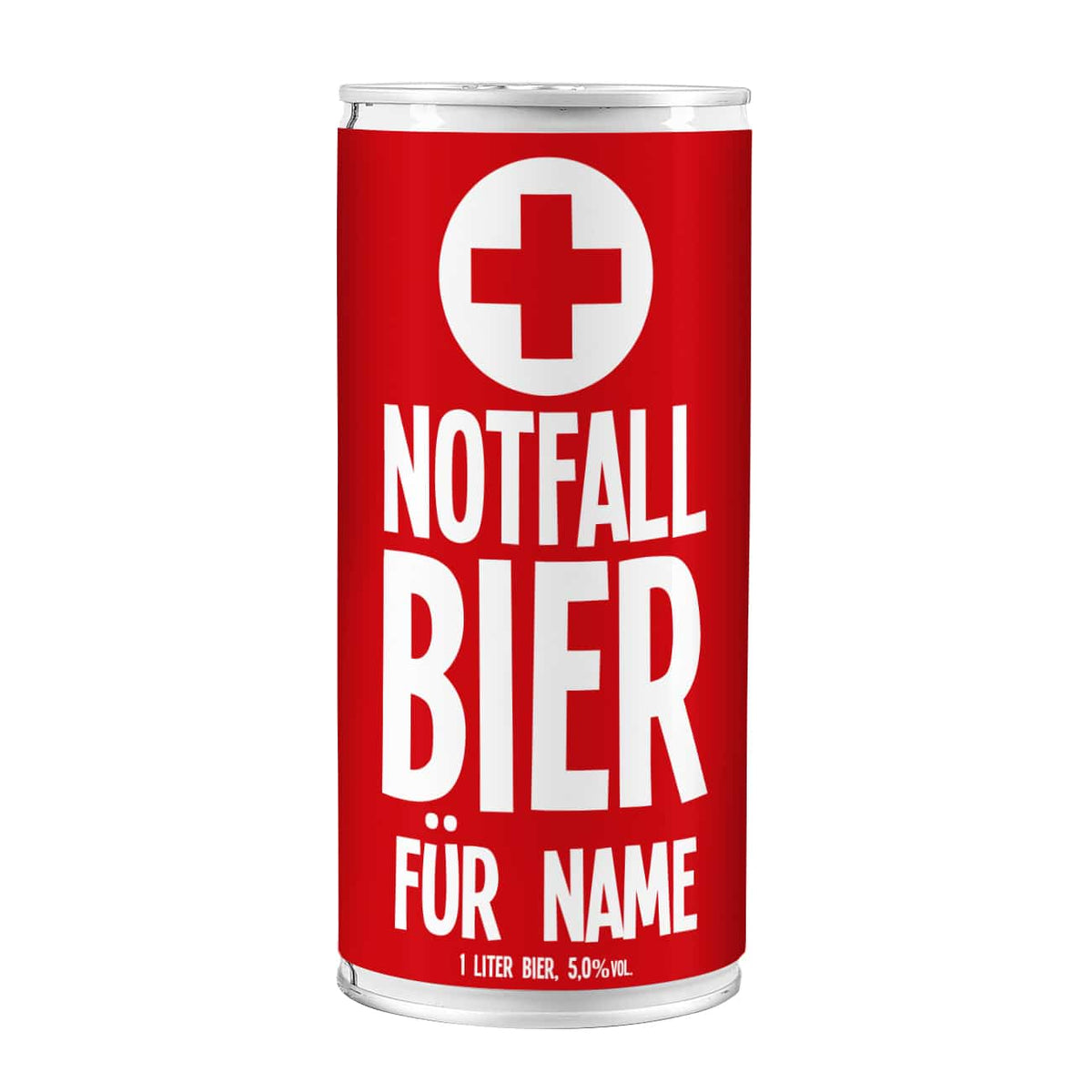 Mit Namensaufdruck