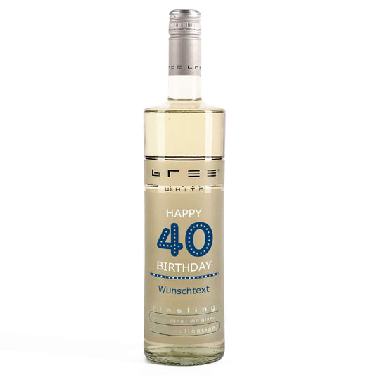 Zum 40. Geburtstag das perfekte Wein-Geschenk 