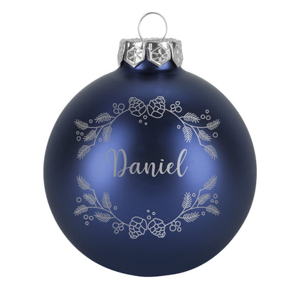 Personalisierte Weihnachtskugeln mit Name | Weihnachtsbaumkugeln & Christbaumkugeln mit Farbauswahl