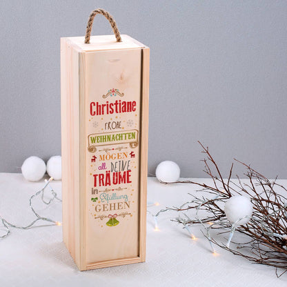 Geschenkverpackung zu Weihnachten mit Ihrem Namen