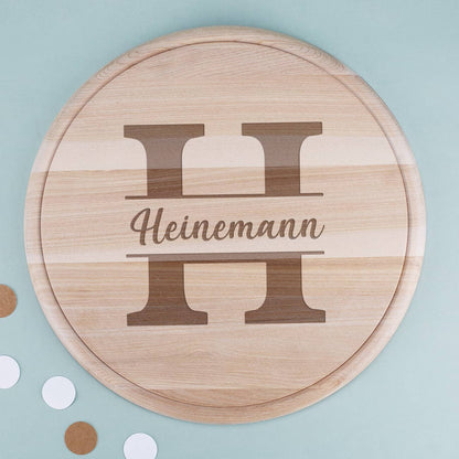 Holzbrettchen mit Ihrem Wunschnamen