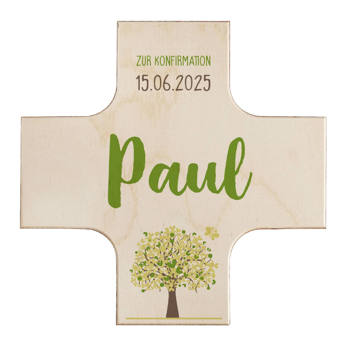 Taufkreuz auf neutralem Hintergrund