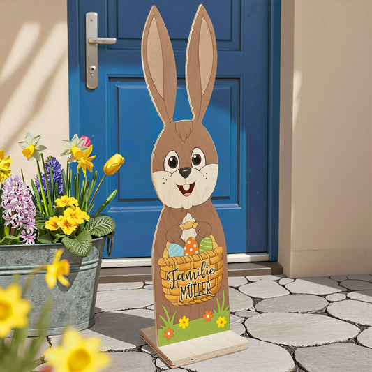 Dekoration zu Ostern mit Ihrem Familiennamen