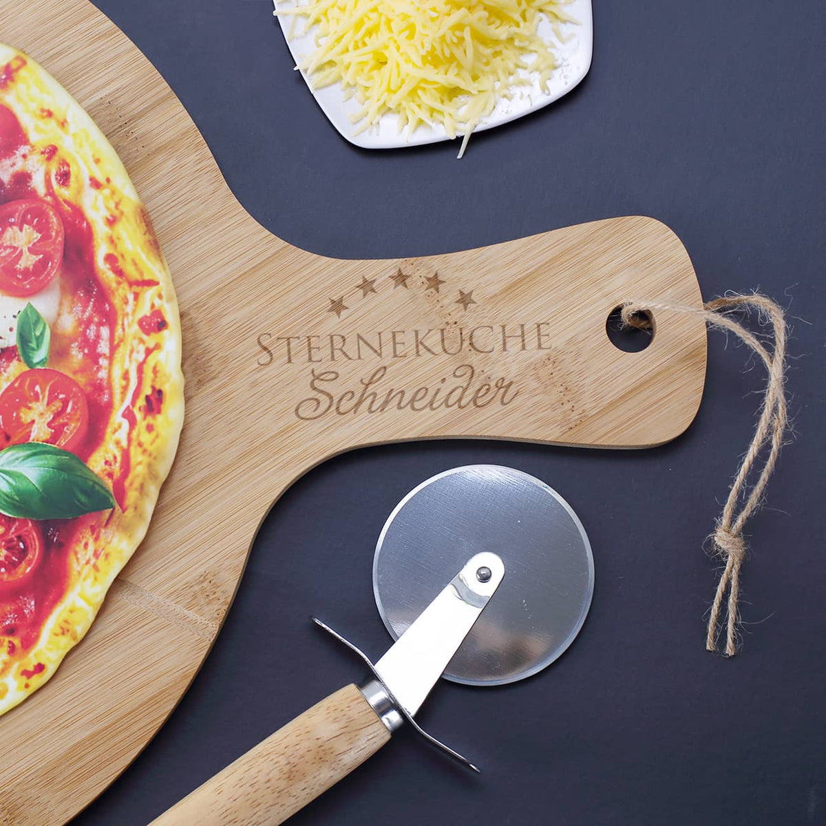 Graviertes Pizzabrett Sterneküche
