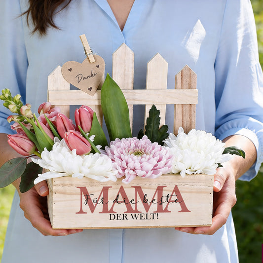 Muttertagsgeschenk - Pflankiste MAMA