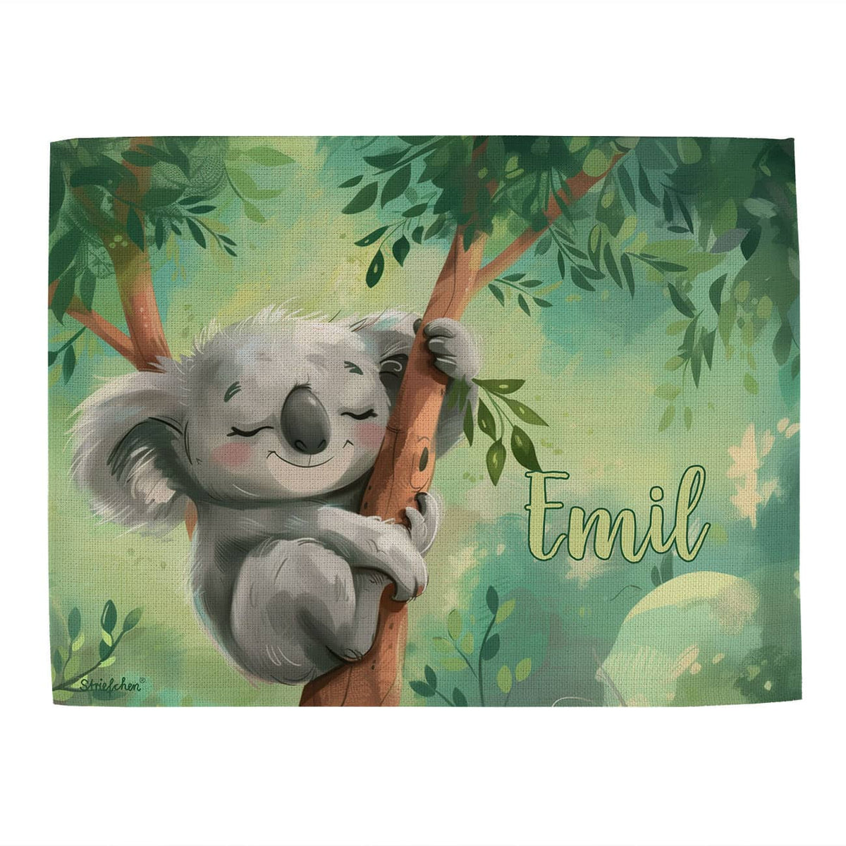 Koala Platzdeckchen mit Namensaufdruck