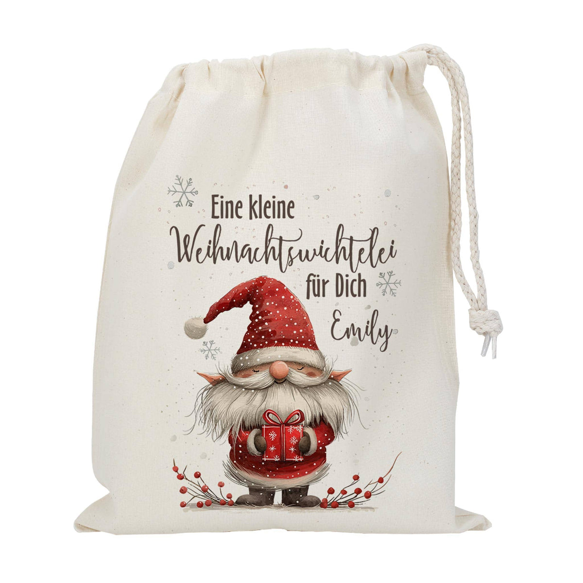 Personalisierter Geschenksack Größe M mit Name nach Wunsch