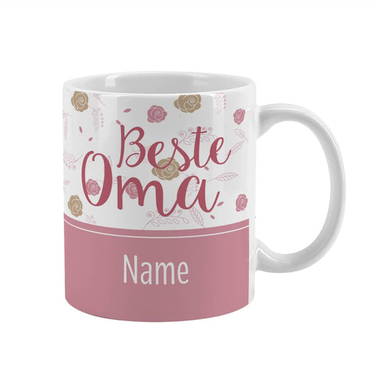 Tasse - Beste Oma -  mit Wunschname