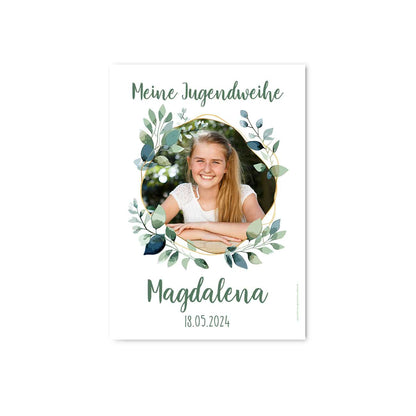 Foto, Name & Datum nach Wunsch