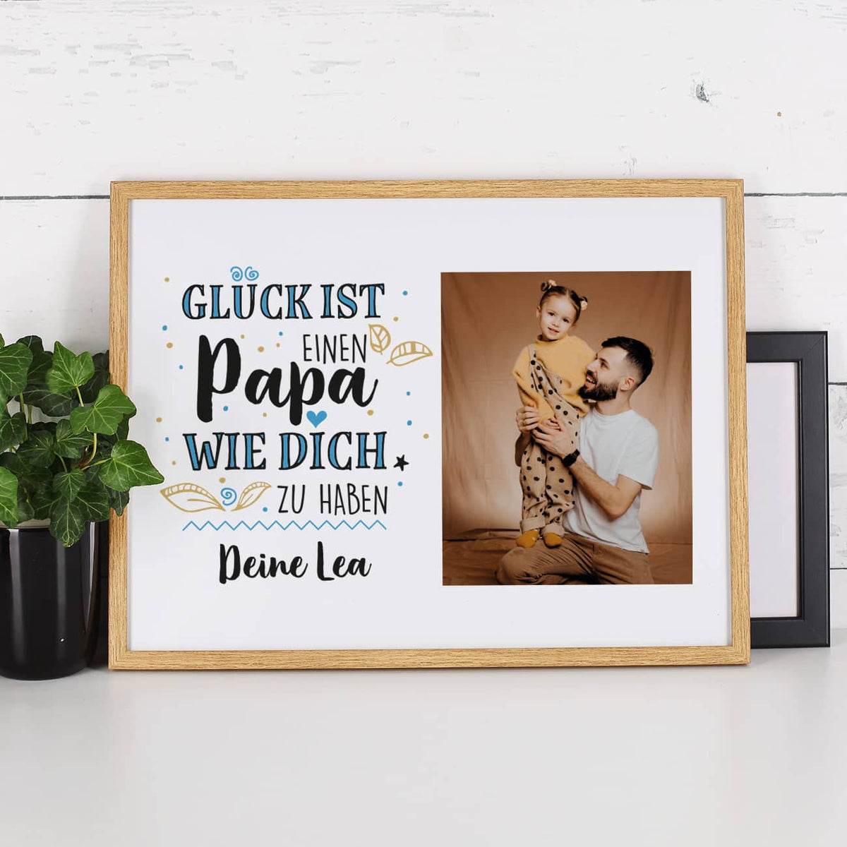 Persönlicher Fotorahmen für den Papa
