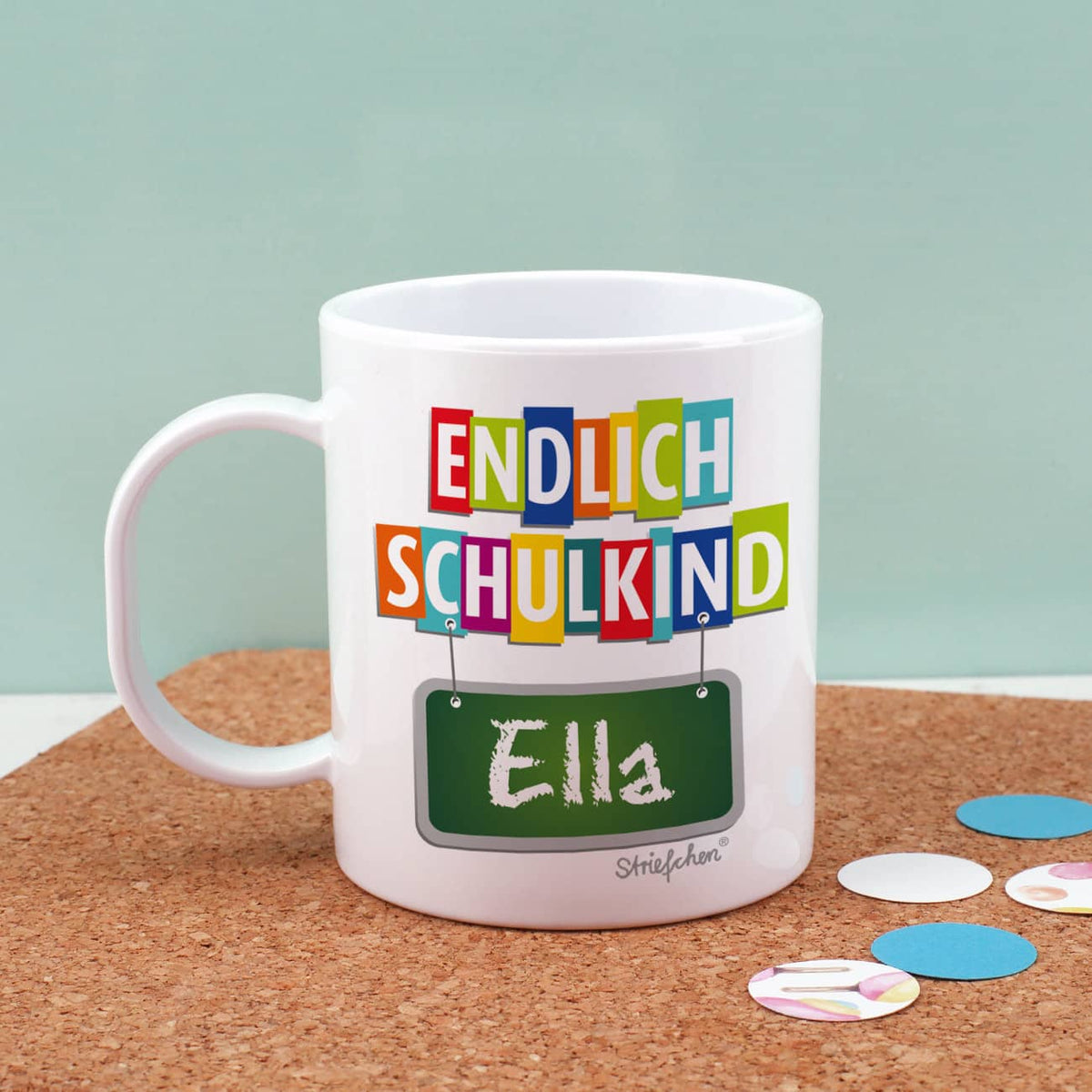 Endlich Schulkind - Namenstasse zur Einschulung