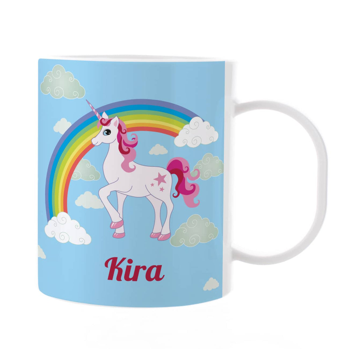 Einhorn Tasse aus Kunststoff