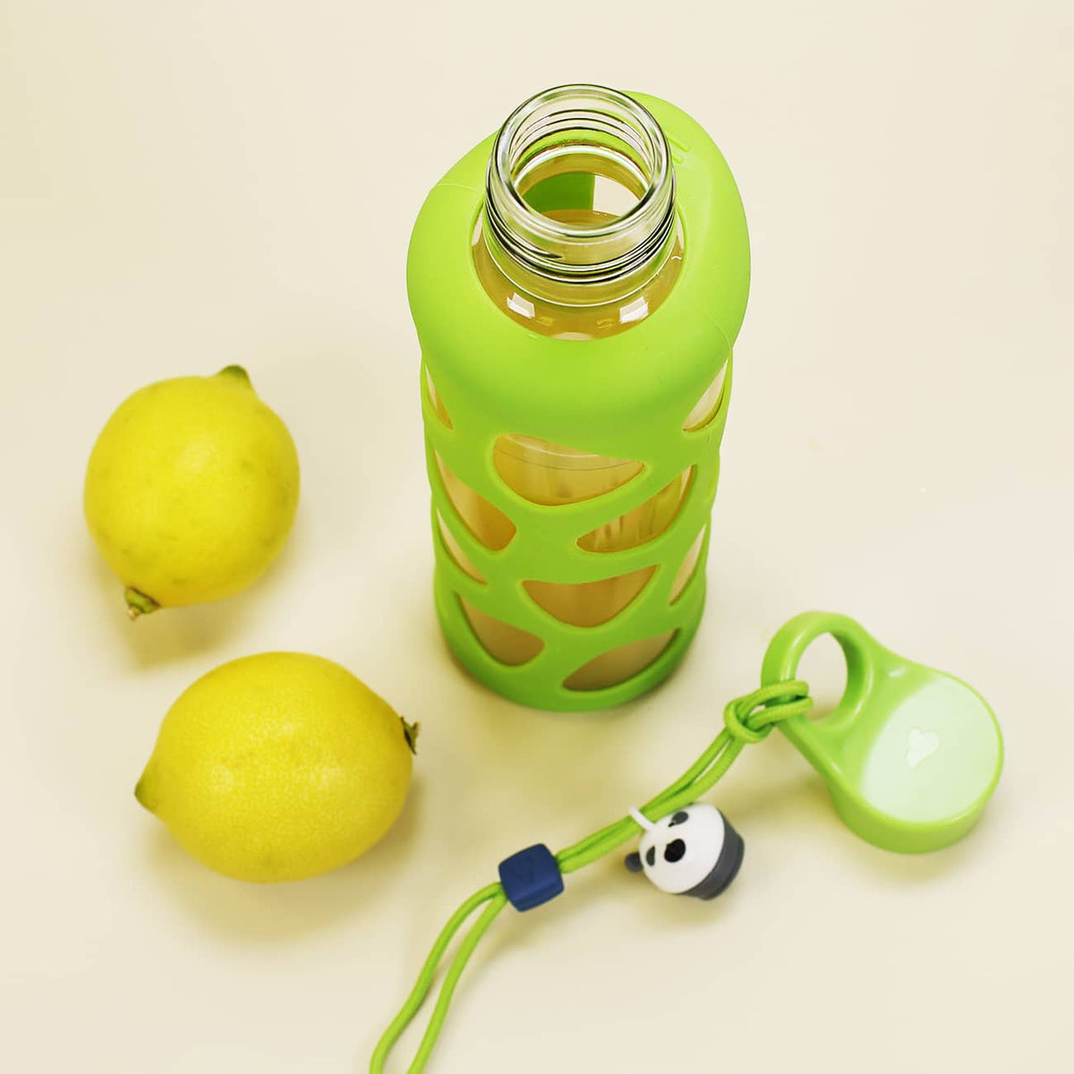 Trinkflasche mit sicherem Verschluss mit Pandafigur