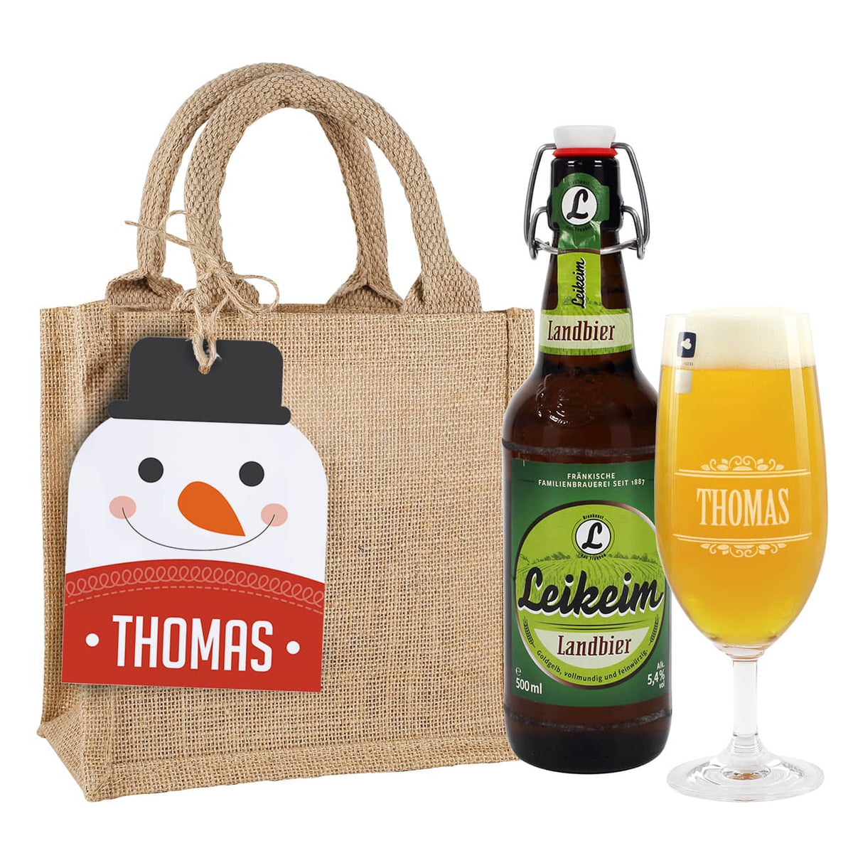 Weihnachtsgeschenk für MännerIndividuelles Biergeschenk zu Weihnachten