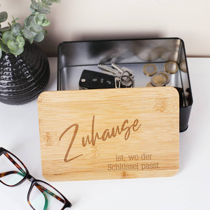 Personalisierte Metalldose graviert mit Name & Text