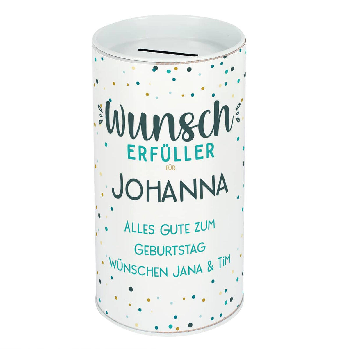 Mit Name nach Wunsch bedruckt