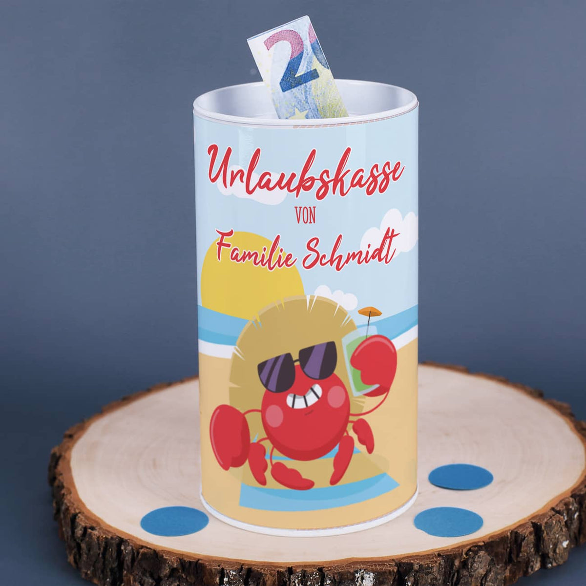 Mit lustigem Urlaubs-Motiv