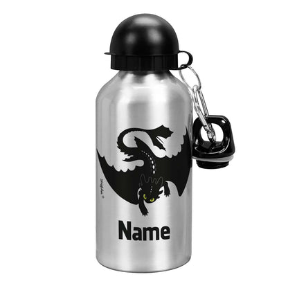 Trinkflasche mit Drache und Name