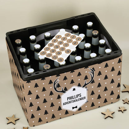 DIY Adventskalender Set für Ihren Bierkasten