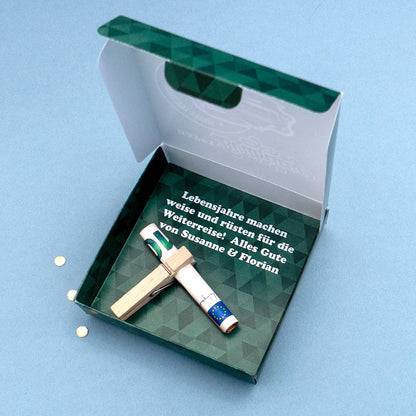 Oldie but Goldie - Geldgeschenkbox mit Klammer zum Geburtstag