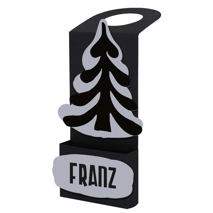 Personalisierter Flaschenanhänger zu Weihnachten zum Befüllen