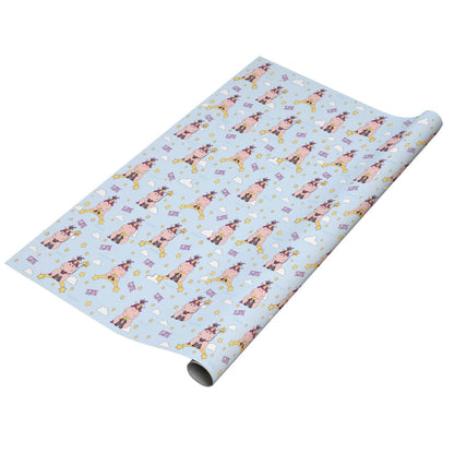 Knuddelhorn-Geschenkpapier mit Wunschname