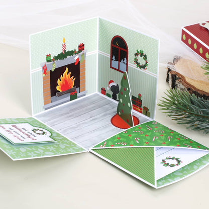 Kaminzimmer - Geschenkbox zu Weihnachten 