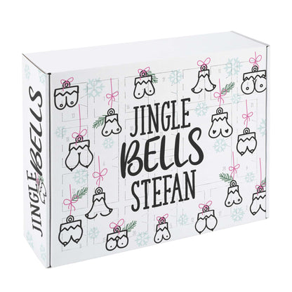 Personalisierter DIY Adventskalender mit lustigem Busen-Motiv