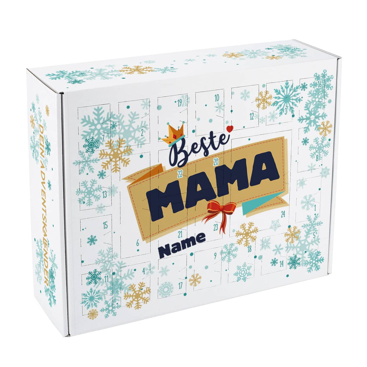 Beste Mama - Adventskalender mit Name 