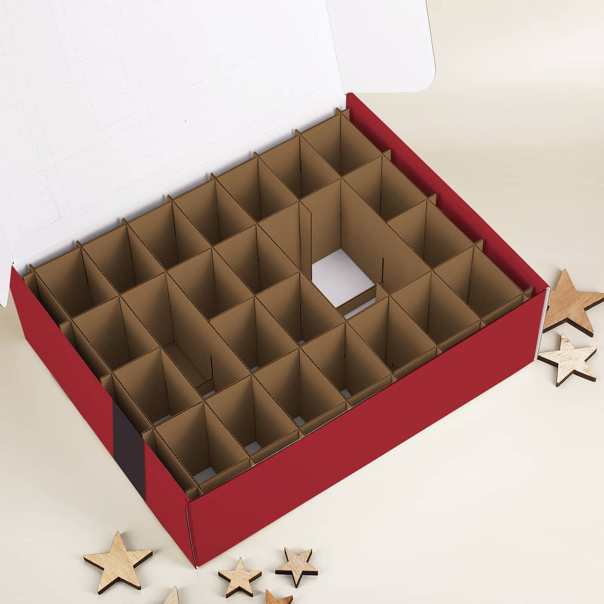 Weihnachtsmann-Adventskalender mit Ihrem Wunschnamen