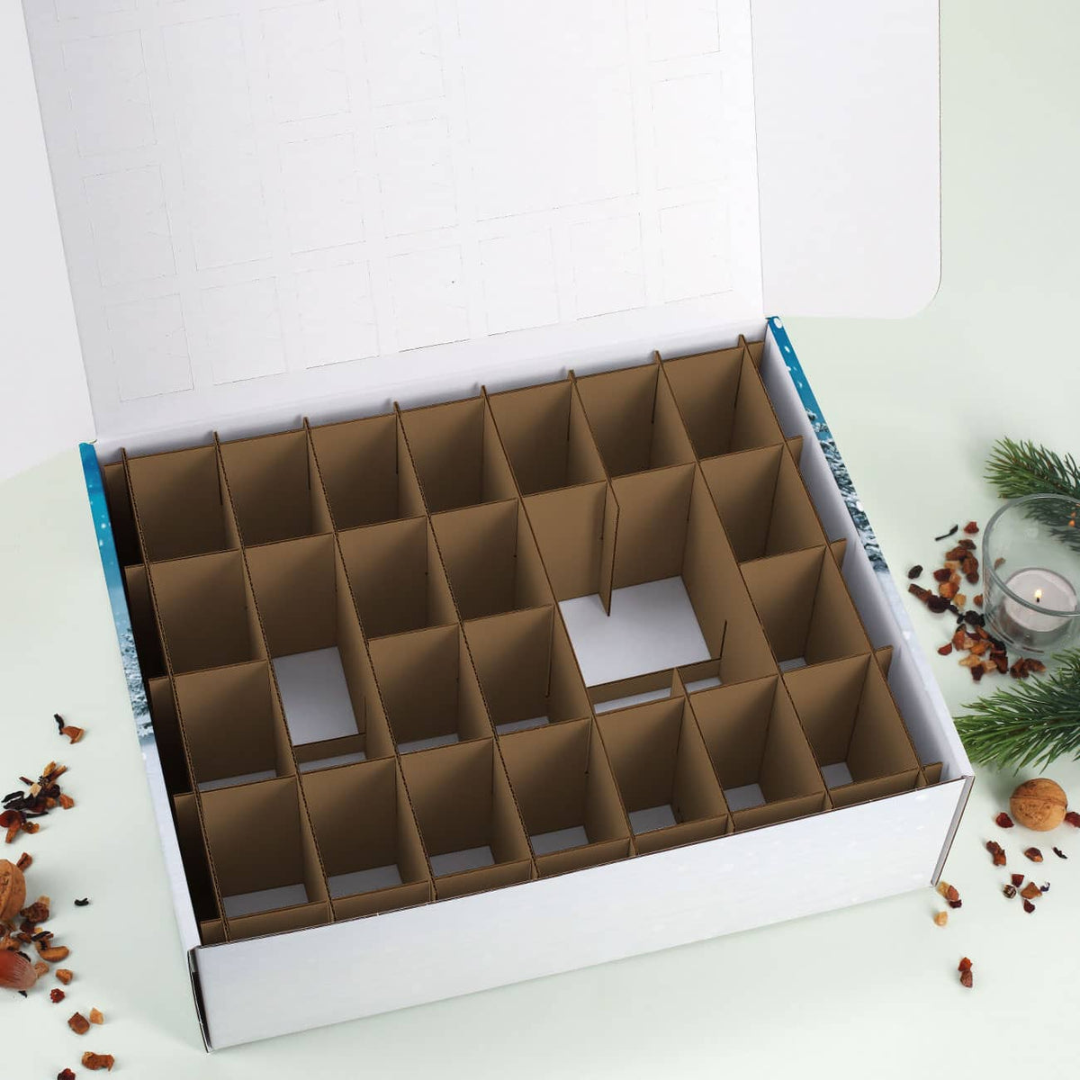 Ho ho ho! - Adventskalender zum selber füllen mit Ihrem Wunschtext