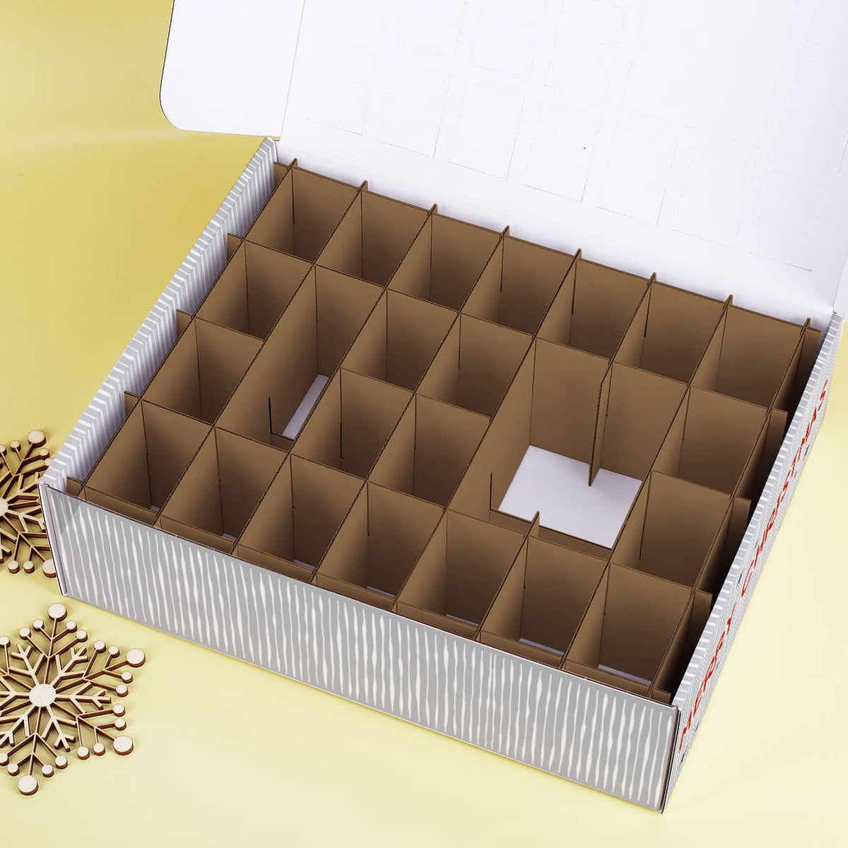 DIY Adventskalender mit coolem Weihnachtsmann - Innen