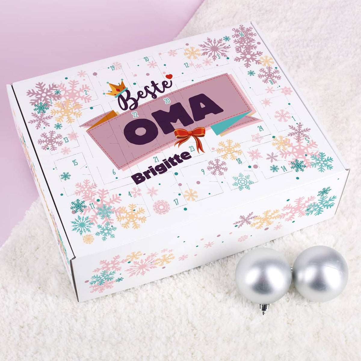 Beste Oma - Adventskalender mit Name