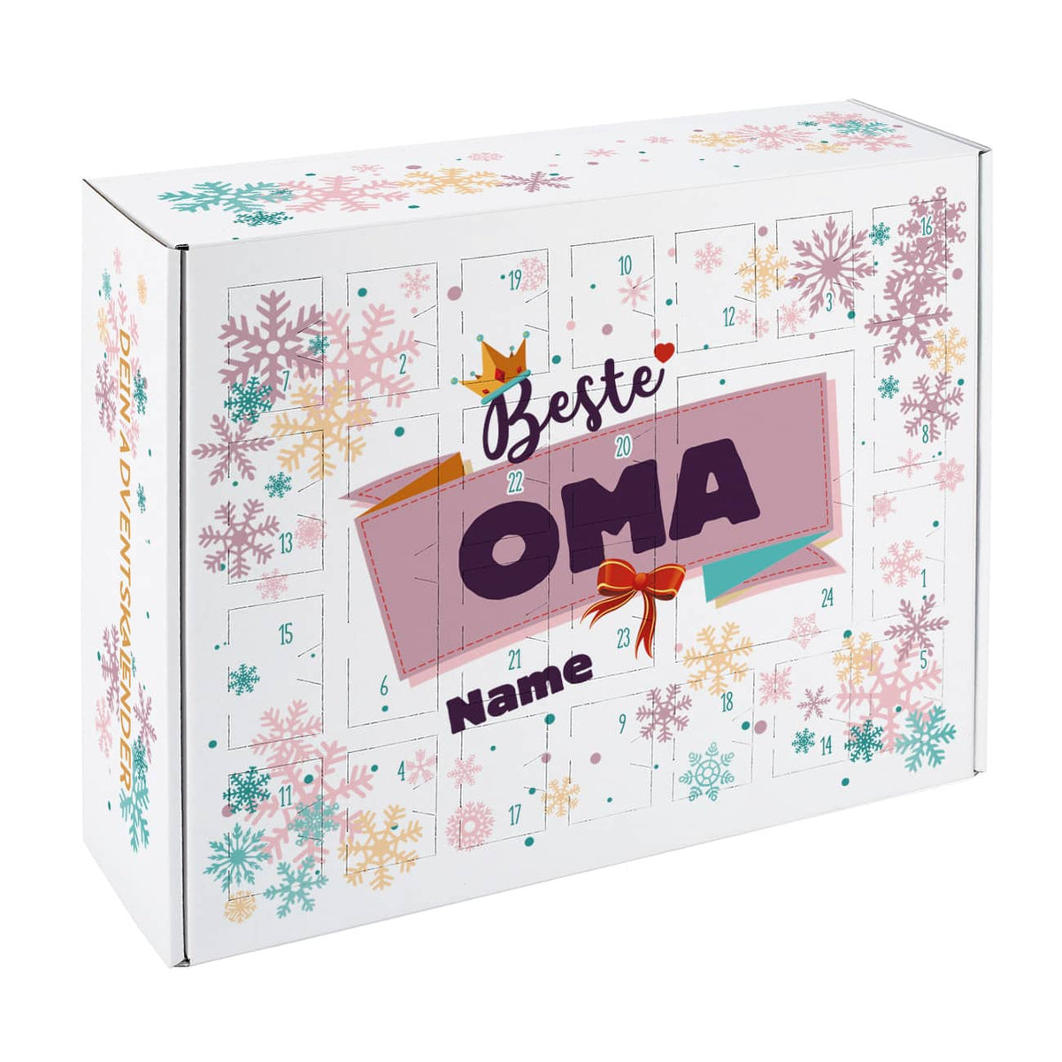 Beste Oma - DIY Adventskalender mit Name