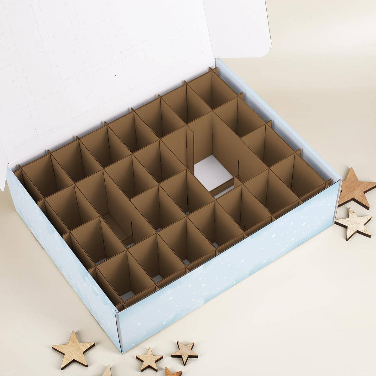Inlay mit 24 Fächern
