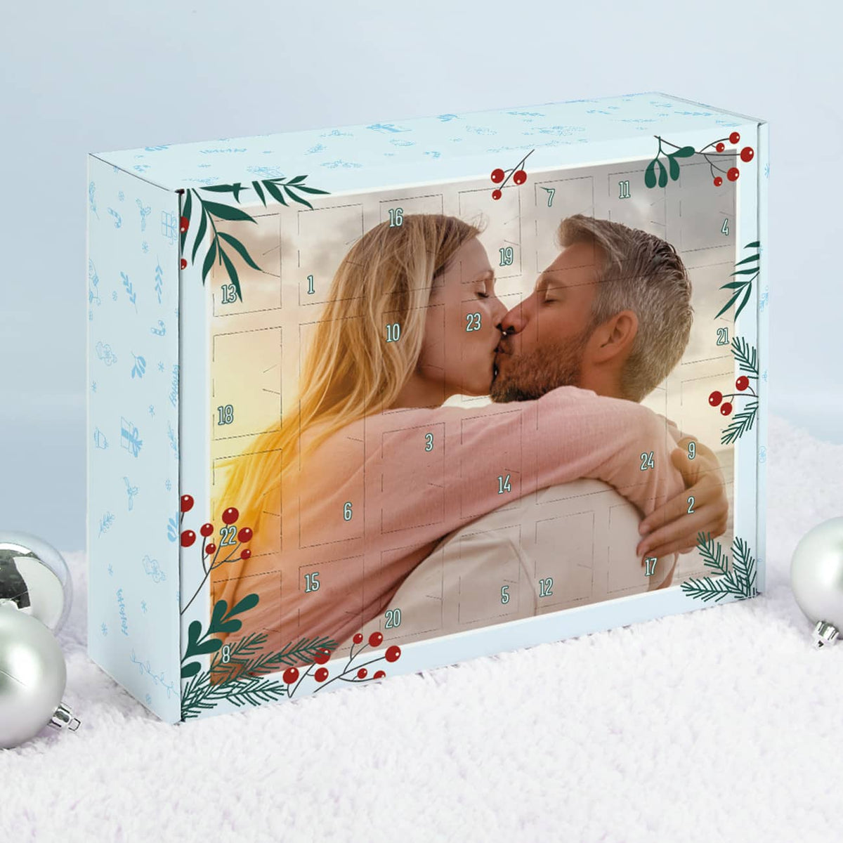 Adventskalender zum selbst befüllen mit Ihrem Foto