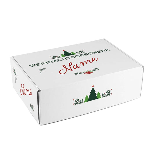 Weihnachtsgeschenk - Verpackung mit Name 