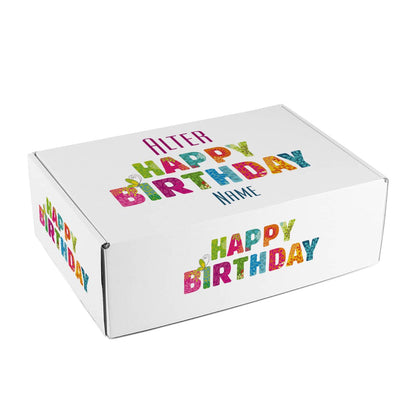 persönliche Geschenkverpackung zum Geburtstag
