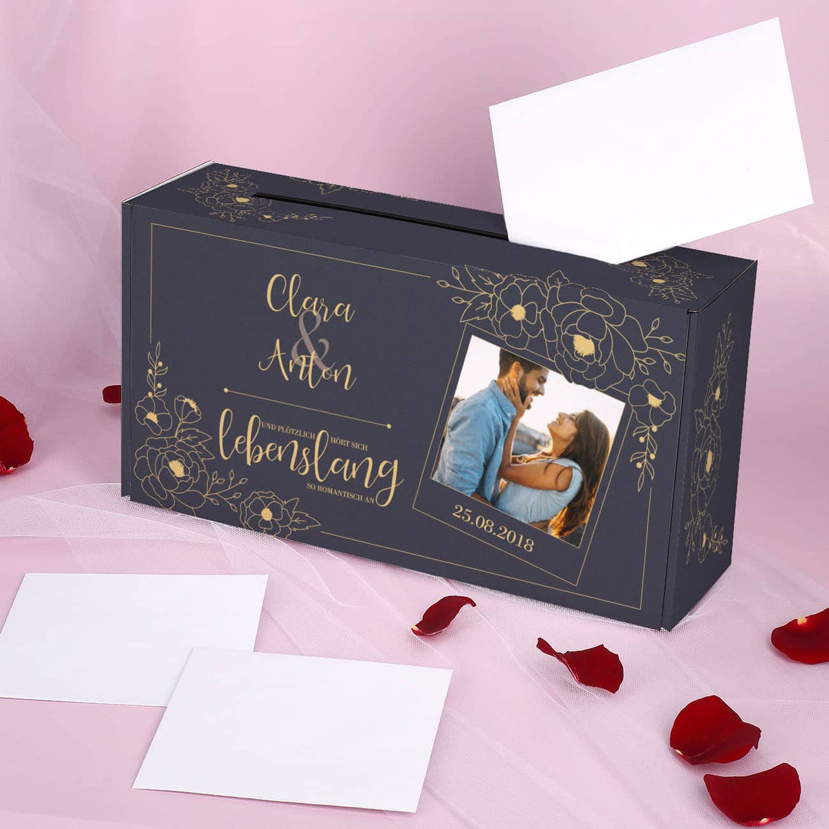 Wunderschöne Briefbox zur Hochzeit