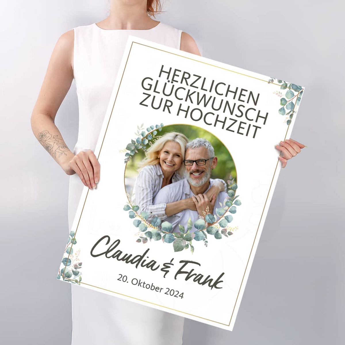 XXL GlückwunschKarte zur  Hochzeit 