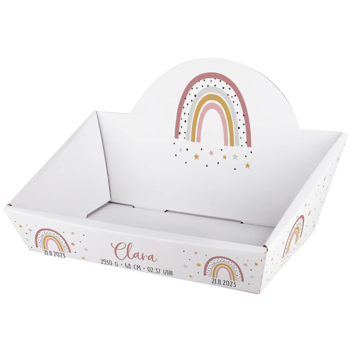 Personalisierter Geschenkkorb zur Geburt