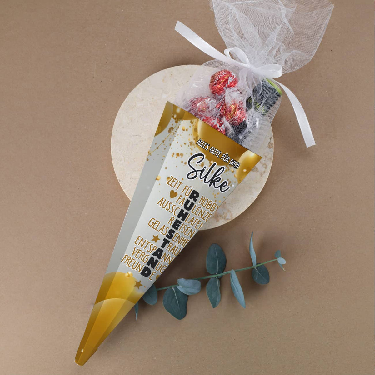 Perfekt zum Verpacken von Geschenken zur Rente